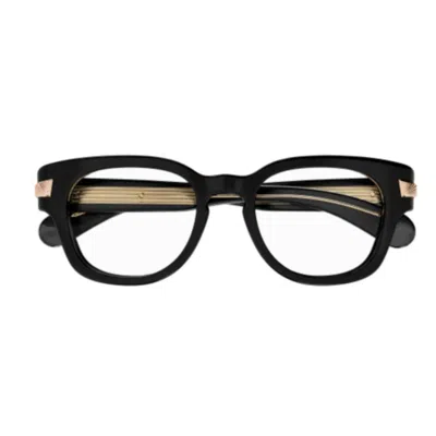 Gucci Round Frame Glasses In Black