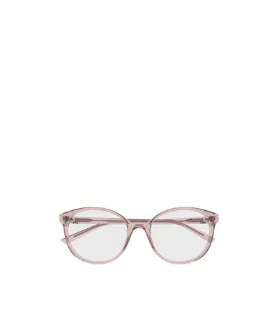 Gucci Round-frame Glasses In Pink