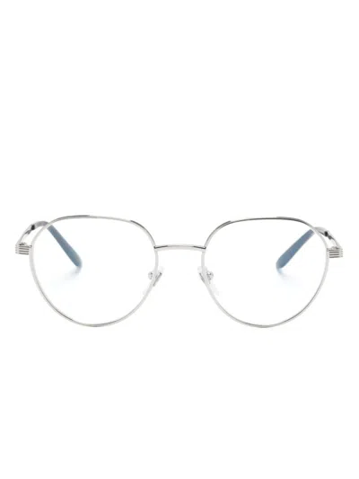 Gucci Round-frame Glasses In Silver