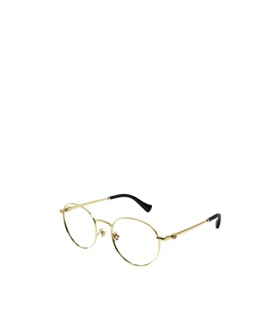 Gucci Round-frame Glasses In White