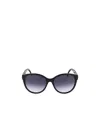 Gucci Round-frame Gradient Sunglasses In Gray