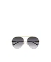 Gucci Round-frame Gradient Sunglasses In Gray