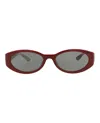 Gucci Round-frame Injection Sunglasses In Gray