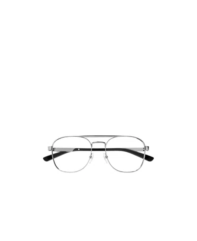 Gucci Round-frame Optical Glasses In Gray
