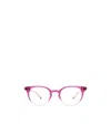 Gucci Round Frame Optical Glasses In Pink