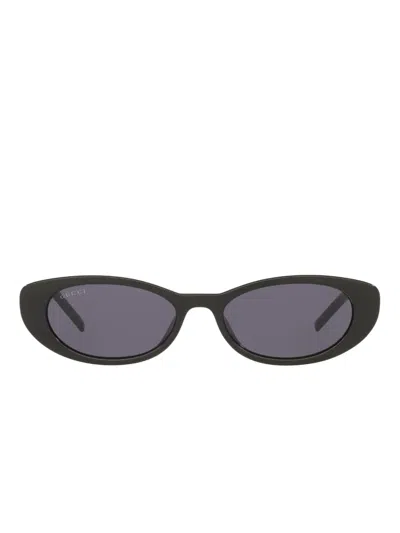 Gucci Womens Black Gg1680s Cat Eye-frame Injected Sunglasses In Neutral