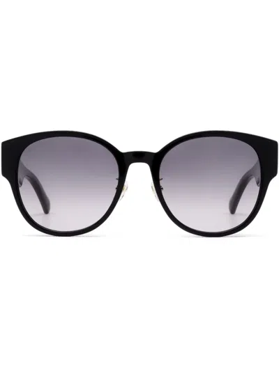 Gucci Round-frame Sunglasses In Black