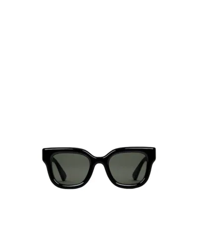 Gucci Round Frame Sunglasses In Black