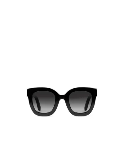 Gucci Round-frame Sunglasses In Black