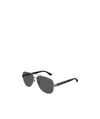 Gucci Round-frame Sunglasses In Black