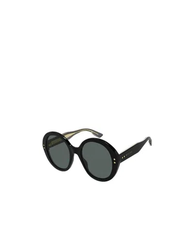 Gucci Round-frame Sunglasses In Black