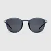 Gucci Round Frame Sunglasses In Blue