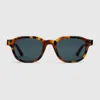 Gucci Round Frame Sunglasses In Brown