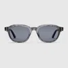 Gucci Round Frame Sunglasses In Brown