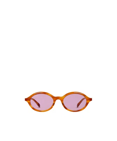 Gucci Round Frame Sunglasses In Brown
