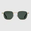 Gucci Round Frame Sunglasses In Gold