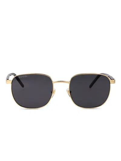 Gucci Round-frame Sunglasses In Blue