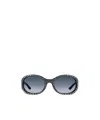 Gucci Round Frame Sunglasses In Gray