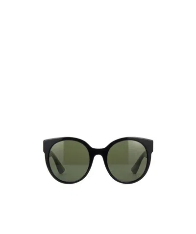 Gucci Round-frame Sunglasses In Black