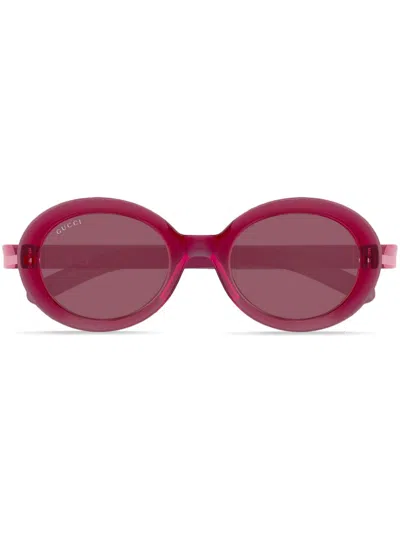 GUCCI ROUND-FRAME SUNGLASSES