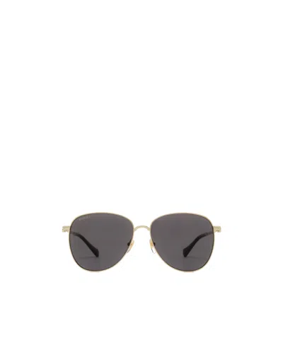 Gucci Round-frame Tinted Sunglasses In Gray