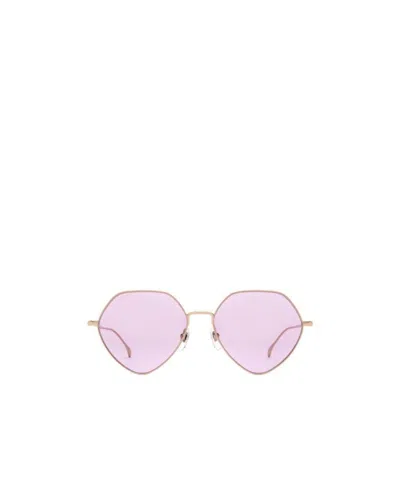 Gucci Round-frame Tinted Sunglasses In Pink