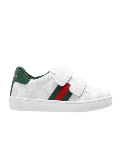 Gucci Round-head Sneakers In White