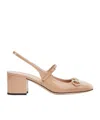 Gucci High Heel Shoes  Woman Color Pink In Nude