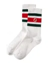 Gucci Round Interlocking G Socks In White