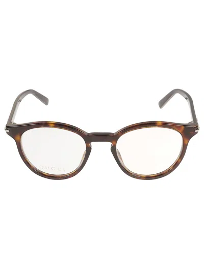 Gucci Round Lens Logo Frame