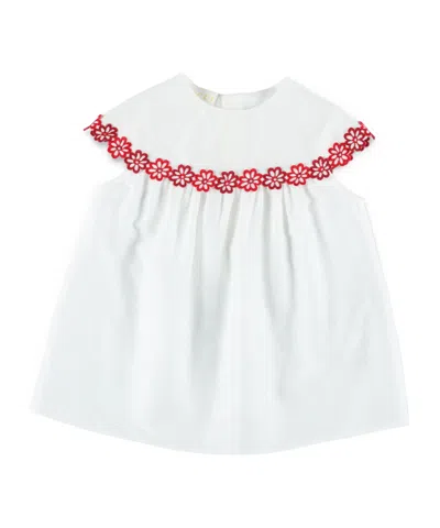 Gucci Kids' Round-neck Blouse In Multi