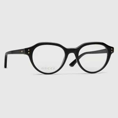 Gucci Round Optical Frame In Black