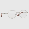 Gucci Round Optical Frame In Silver