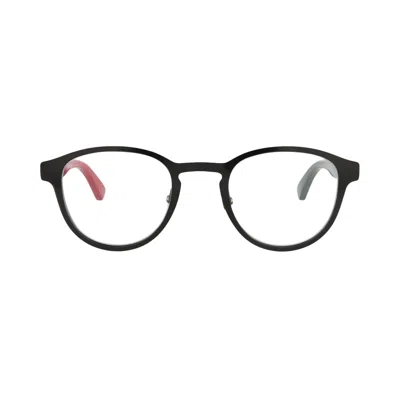 Pre-owned Gucci Round Optical Glasses 'black/transparent' | Men's Size Onesize