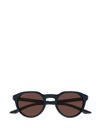 Gucci Eyewear Oval Frame Sunglasses In Pattern