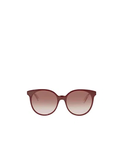 Gucci Round Sunglasses In Brown