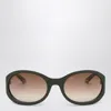 Gucci Round Sunglasses In Black