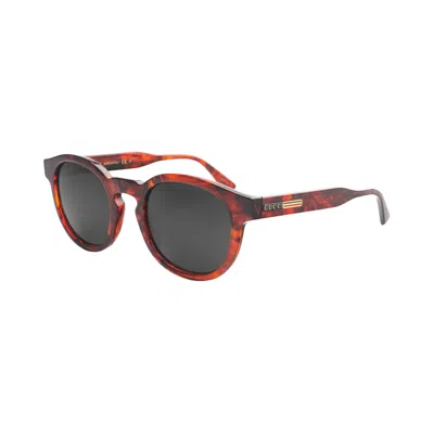 Pre-owned Gucci Round Sunglasses 'havana/grey' | Brown | Men's Size Onesize