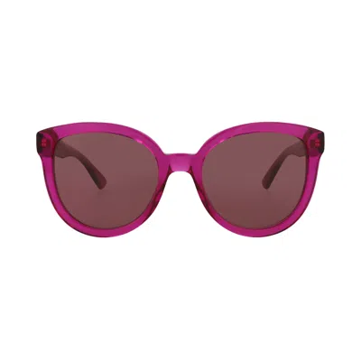 Pre-owned Gucci Round Sunglasses 'pink/red' | Women's Size Onesize