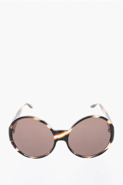 Gucci Round Sunglasses With Tortoiseshell Frame In Multi