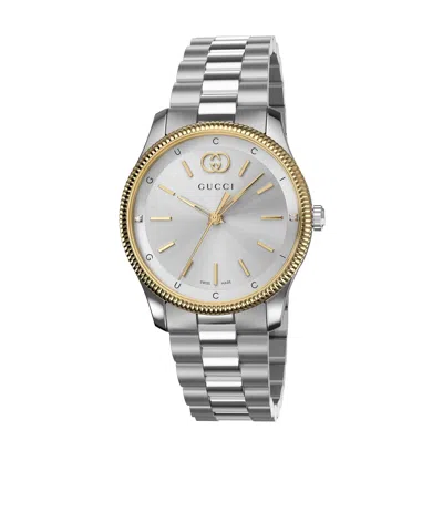 Gucci Round Watch In No Color