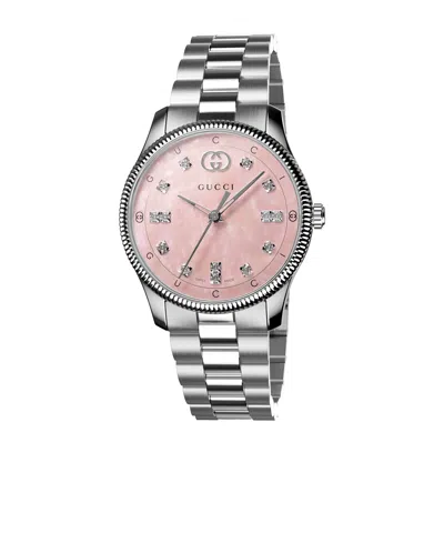 Gucci Round Watch In No Color