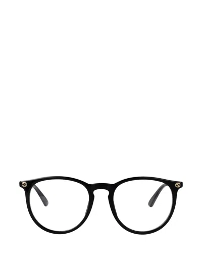 Gucci Round-frame Glasses In Black