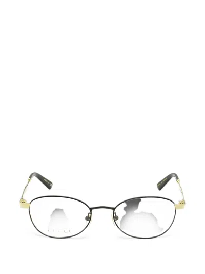 Gucci Round-frame Glasses In Black
