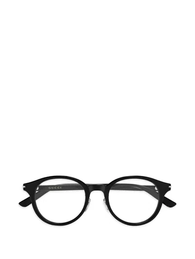 Gucci Round-frame Glasses In Black