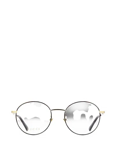 Gucci Round-frame Glasses In Metallic