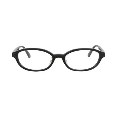 Pre-owned Gucci Round-frame Recycled Acetate Optical Frames 'black/transparent' | Women's Size Onesize