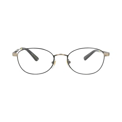 Pre-owned Gucci Round-frame Titanium Optical Frames 'gold/transparent' | Women's Size Onesize