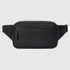 Gucci Gg Cotton Belt Bag In Black