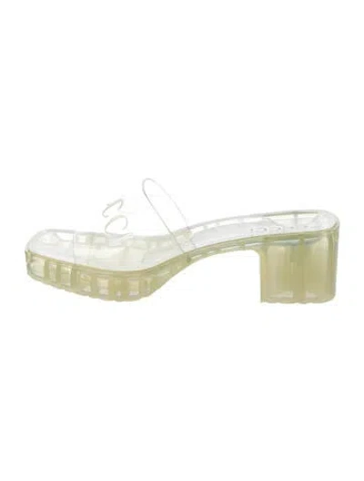 Pre-owned Gucci Rubber Slides
